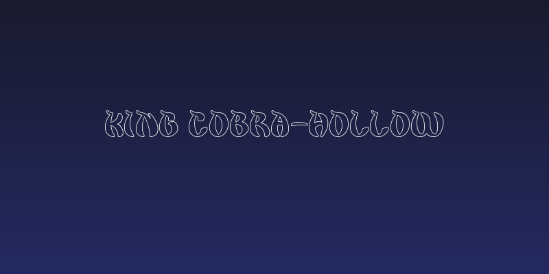 King Cobra-Hollow Social Header