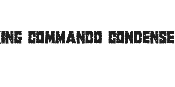 King Commando Condensed Logo