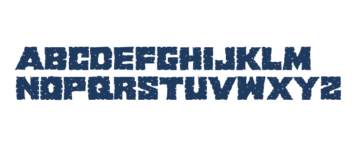 King Commando Expanded Lowercase