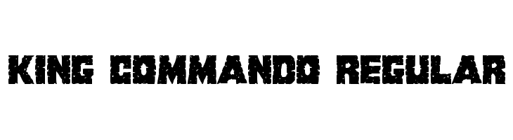 King Commando Regular  Fuentes Gratis Descargar