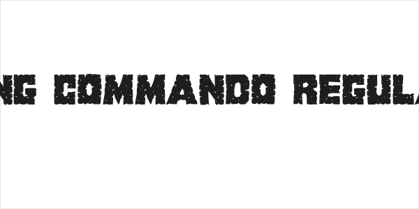 King Commando Regular Logo