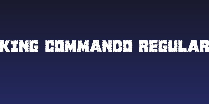 King Commando Regular Social Header