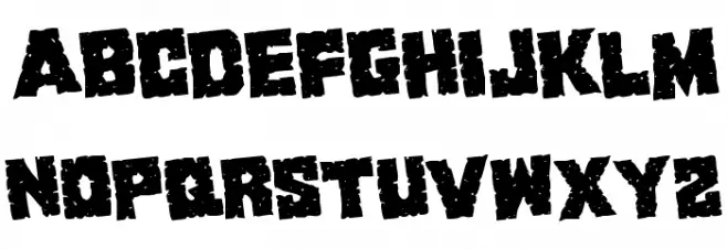 King Commando Rotate Regular Schriftart Kleinbuchstaben