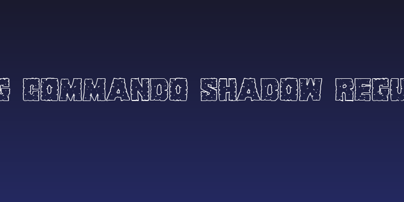 King Commando Shadow Regular Social Header