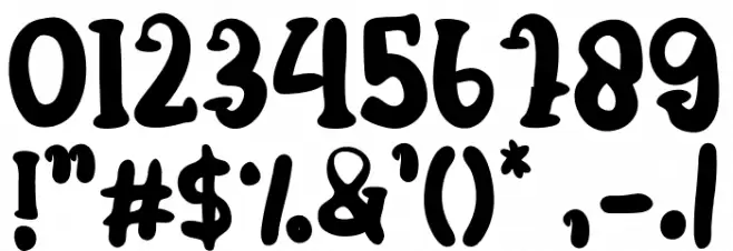 King Crabs Font OTHER CHARS