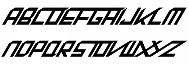 King Dubstepikz Italic Schriftart Groß