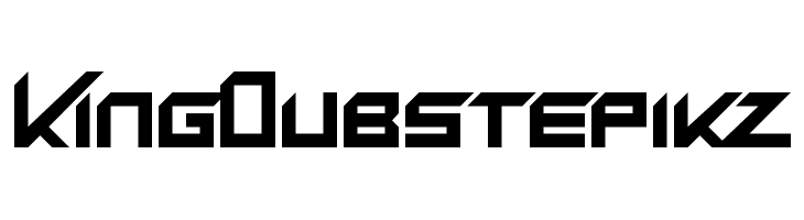 King Dubstepikz  font caratteri gratis