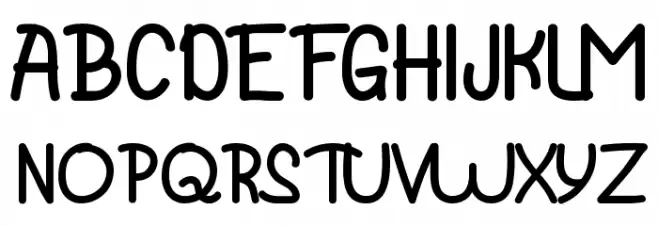 King Fruit Demo Font Litere mari
