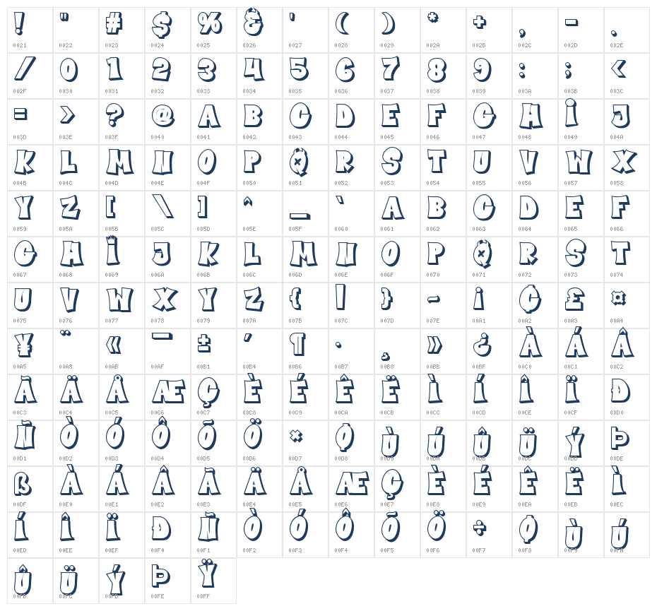 King Jack Style_Shadow Character Map