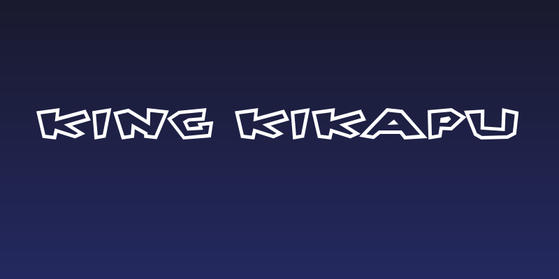 King Kikapu Social Header