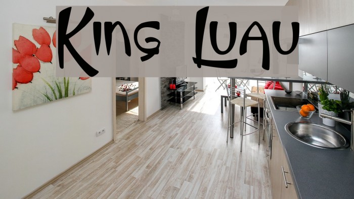 King Luau Font examples