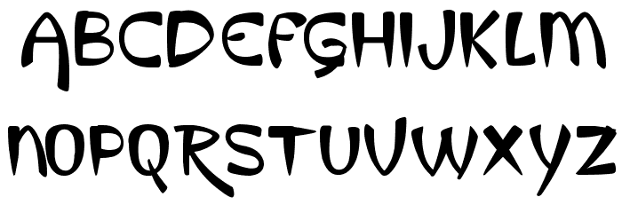 King Luau Font LOWERCASE