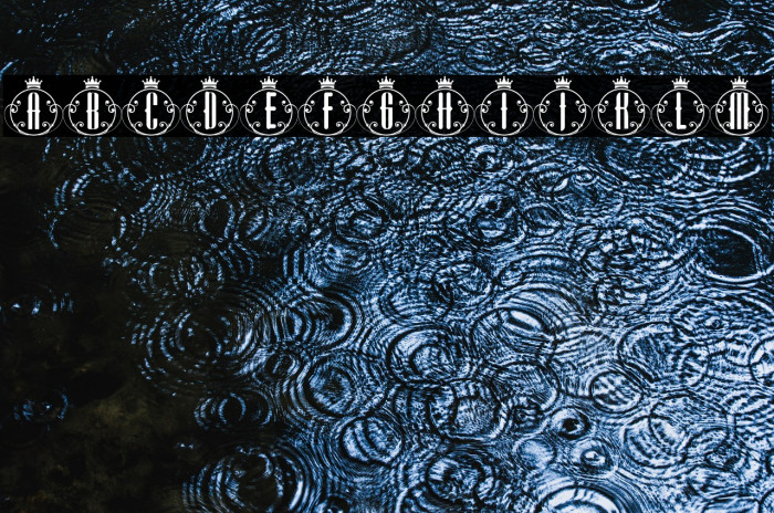 King Monogram Example 1