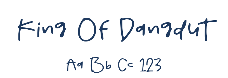 King Of Dangdut Font Preview