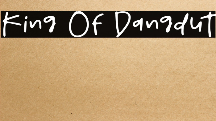 King Of Dangdut Example 1