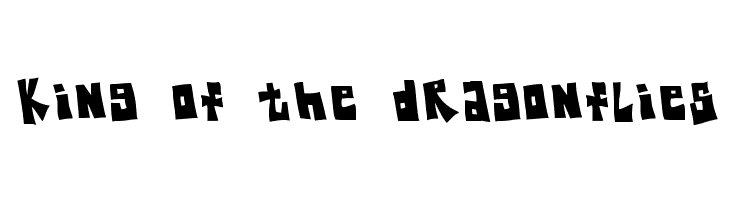 King Of The Dragonflies  font caratteri gratis