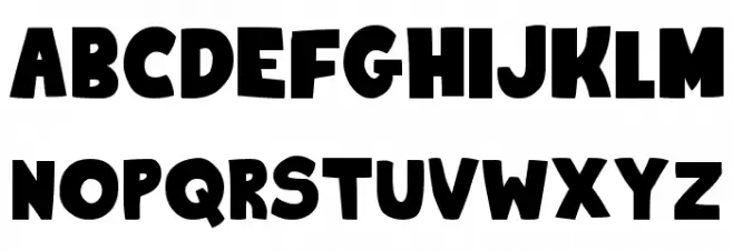 King Of The Hill 2 Font UPPERCASE