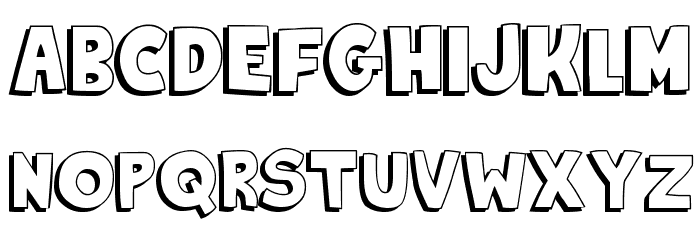 King Of The Hill Font LOWERCASE