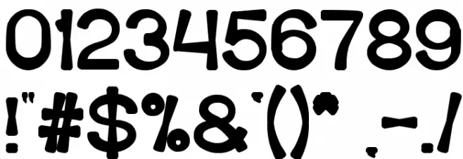 King Of The World Font OTHER CHARS