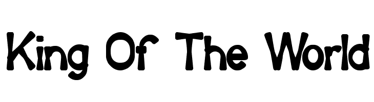 King Of The World  baixar fontes gratis