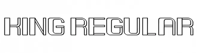 King Regular  免费字体下载