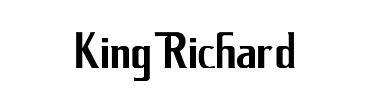 King Richard  font caratteri gratis