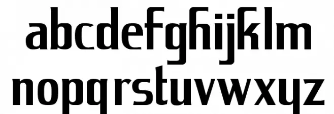 King Richard フォント 小文字