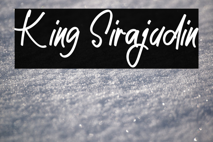 King Sirajudin Example 2