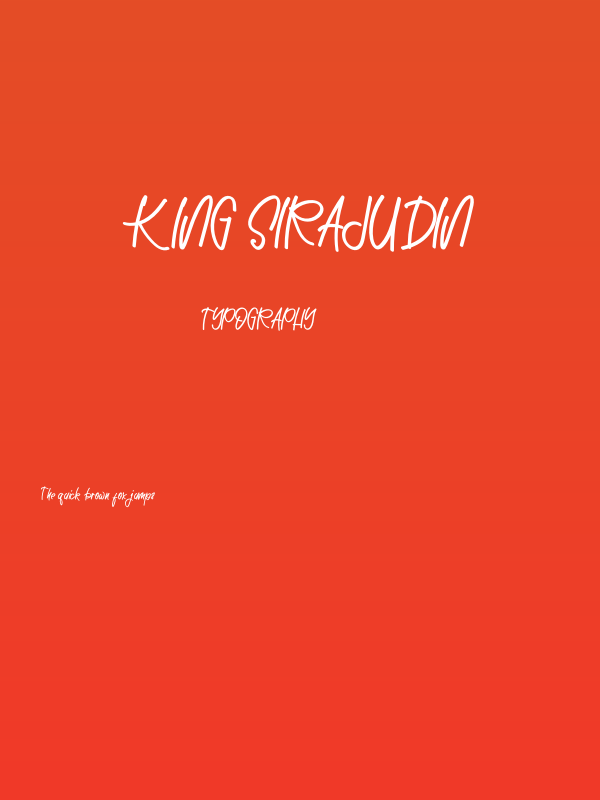 King Sirajudin Poster