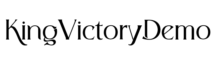 King Victory Demo  Скачать бесплатные шрифты