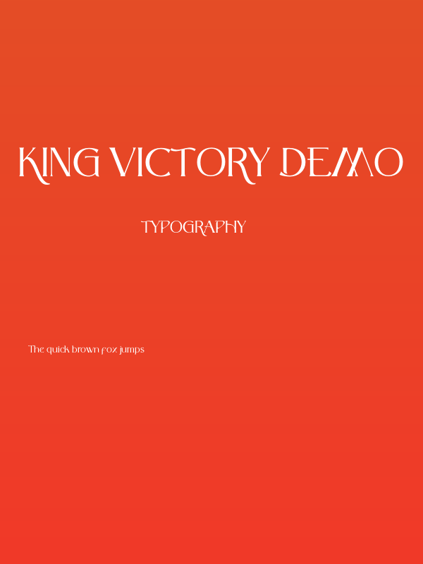 King Victory Demo Poster