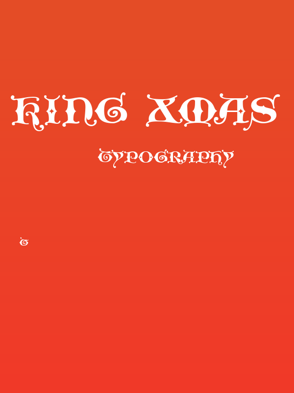 King Xmas Trial Poster