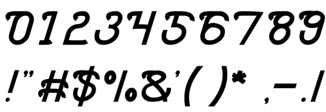 King of Everything Font OTHER CHARS