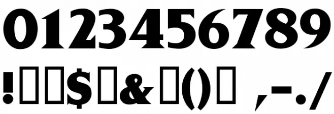 King of Rome Regular Font OTHER CHARS