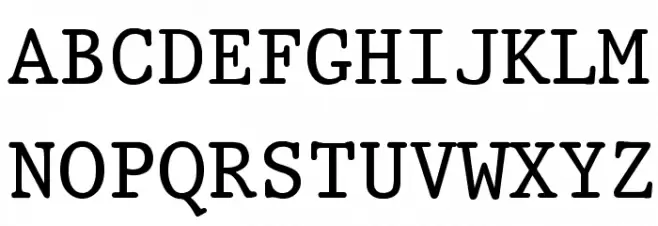 King フォント 大文字