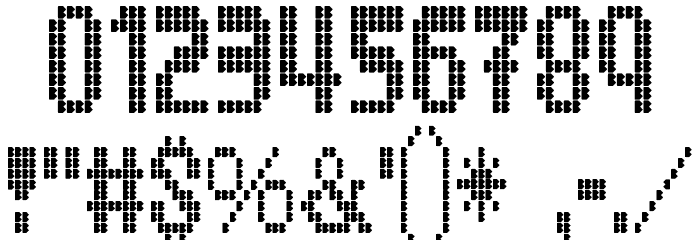 KingBus Font OTHER CHARS