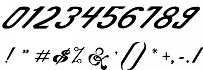 KingCityFreeFont Font OTHER CHARS