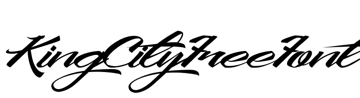 KingCityFreeFont  免费字体下载