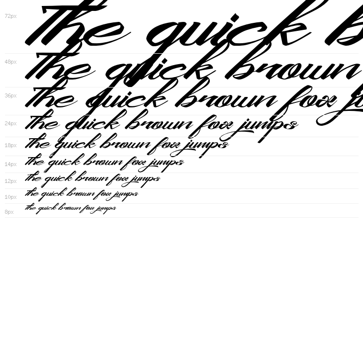 KingCityFreeFont Waterfall