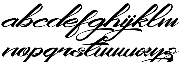 KingCityFreeFont Font LOWERCASE