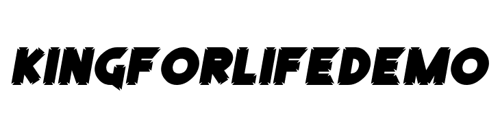 KingForLifeDemo  font caratteri gratis