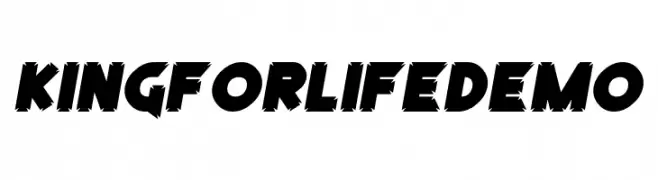 KingForLifeDemo  免费字体下载