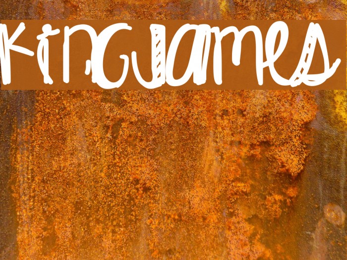 KingJames Font examples