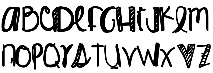 KingJames Font LOWERCASE