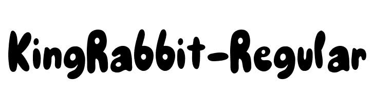 KingRabbit-Regular  免费字体下载