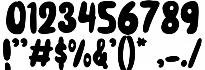 KingRabbit-Regular Font OTHER CHARS