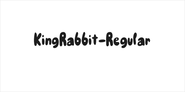 KingRabbit-Regular Logo