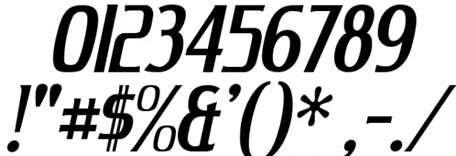 KingRichard-Italic Font OTHER CHARS