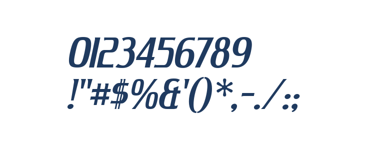 KingRichard-Italic Other Characters