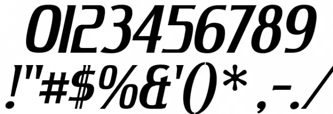 KingRichard-Italic Font OTHER CHARS